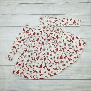 3T Hanna Andersson Holiday Skater Dress